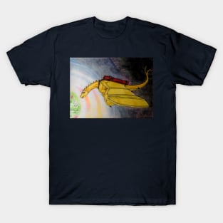 Golden Fire Lizard - Dragonriders of Pern T-Shirt